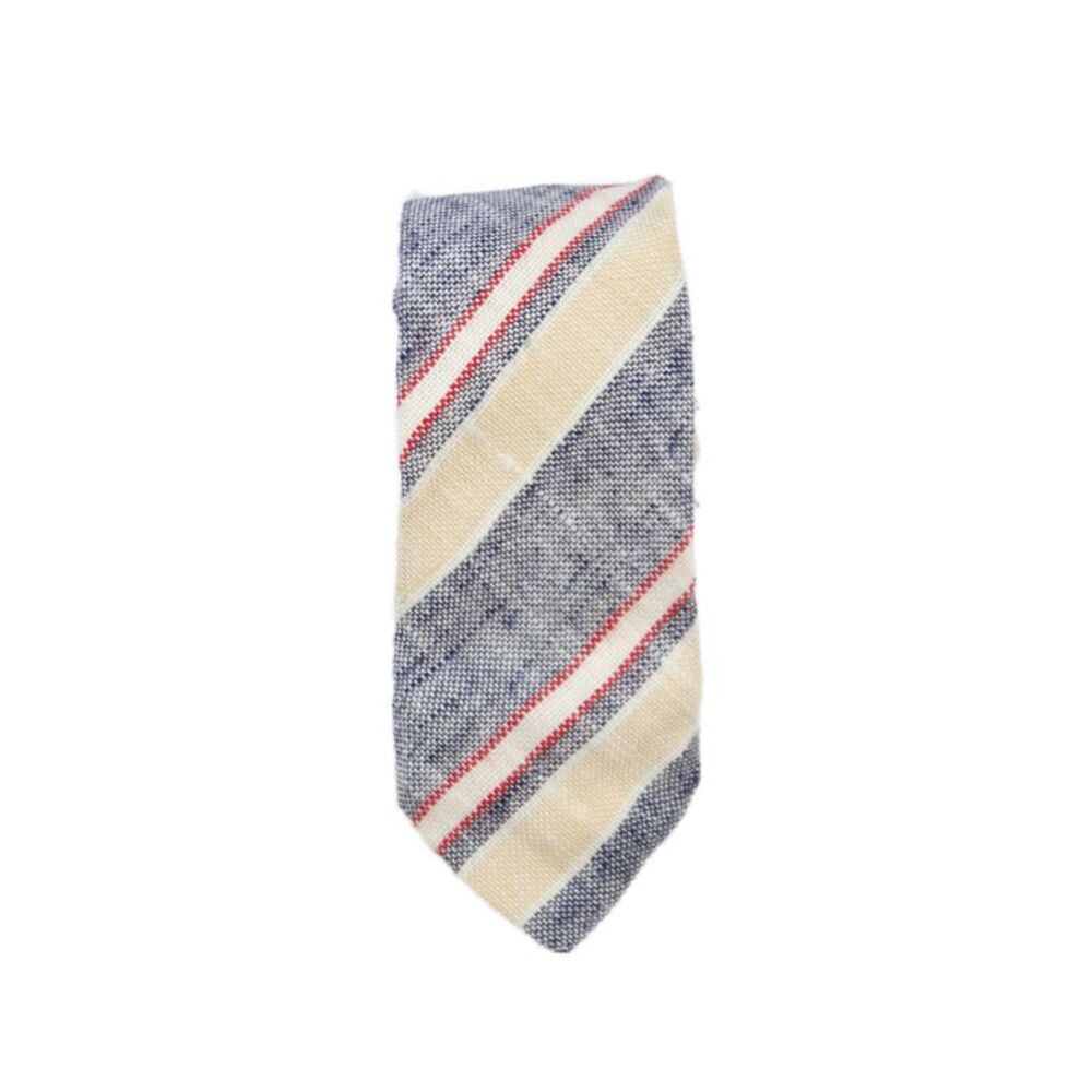 Italo Ferretti Mens Plaid Classic Necktie Multi Colored Wool Blend